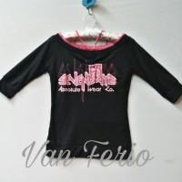 Baju Kaos Model Sabrina Fashion Cewek Remaja Wanita Dewasa