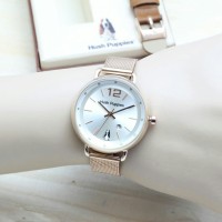 Jam Tangan Wanita HP LZ310 Tali RANTAI Free Tali Cadangan KULIT