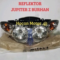READY REFEKTOR ASSY LAMPU DEPAN JUPITER Z BURHAN 2006 2007 2008 2009