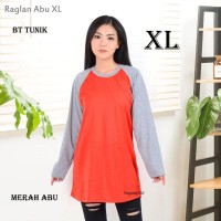 Belle Fashion Baju Atasan Kaos T-Shirt Raglan Lengan Panjang Murah