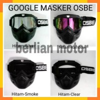 Google mask osbe/ goggle mask osbe / kacamata masker - pnp helm retro,
