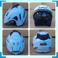 HELM INK CX22 T1 DOUBLE VISOR REPLIKA PUTIH BKN CENTRO BOGO HELM