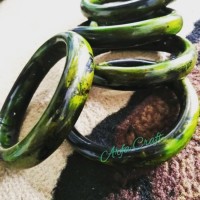 Gelang Akar bahar hijau emas