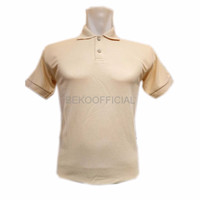 Kaos Polos Murah POLO KREM BROKEN WHITE POLO SHIRT PRIA MEN COWOK POL