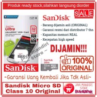 Terlaris Memori Sandisk Micro Sd 32 Gb Class 10 Original