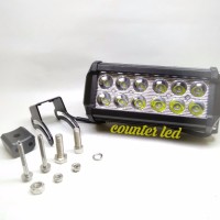 Lampu Tembak Sorot LED Bar CREE Motor 12 Titik Mata 2 Susun