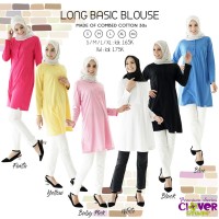 Kaos Wanita Lengan Panjang/Baju Olahraga Muslimah Cotton Combed/Inner