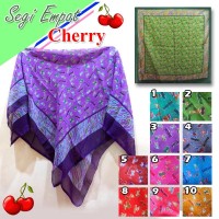 Jilbab Segi Empat Motif 4 Segiempat Cherry Murah Hijab Instan