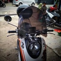 VISOR WINDSHIELD GENIO UNIVERSAL VARIO BEAT MIO SCOOPY VINO XRIDE NEMO