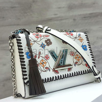 LV Twist MM 24cm Hand Crossbody Bag Tas Selempang Wanita Branded