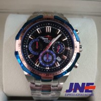 Jam Tangan Pria Merk Casio Edifice Type EF 554 Baterai Stainless