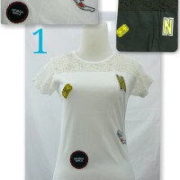 PROMO Kaos Wanita Brukat NEVADA GIRLS B14586B (mm)