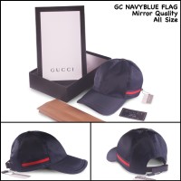 topi gucci navyblue flag topi kw super topi fashion korea topi terbaru