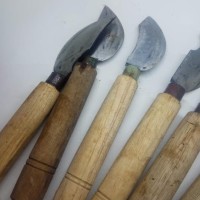 Mulia Tehnik Paket pisau raut pisau sarana kerajinan bambu dan kayu