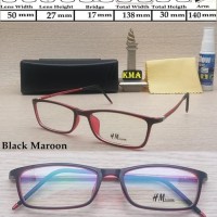 Diskon kacamata minus HM EYEWEAR kacamata kotak kacamata minus