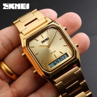 Jam Tangan Wanita SKMEI casio Rantai - Hitam