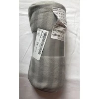 VITMOSSA Selimut Kain Bulu, Abu-Abu, 160x120cm, Baby Blanket / Fleece