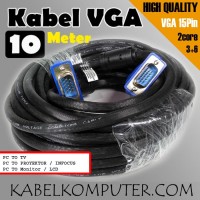 Kabel VGA 10 Meter Kabel Bagus High Quality