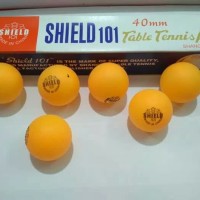Bola pingpong / Bola tenis meja blue shield 101 isi 6 pcs