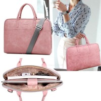 Grosir Mode Pu Anti Gores Tahan Air Tas Laptop Tas 13 14 15 inch