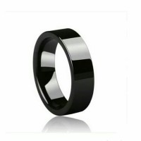 CINCIN TITANIUM HITAM SERI-4
