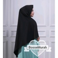 jilbab wolfis jumbo syari khimar pet antem wolfis wollycrepe hijab
