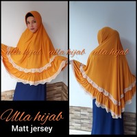 Hijab|Jilbab|kerudung |Hijab Instan Syar'i Jersey Renda