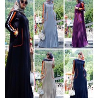 vanya sporty padilabel gamis casual simple modern busui kekinian modis
