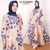 Maxi Emma Gamis Busana Jumbo Muslim Dan Hijab Party Dress Murah