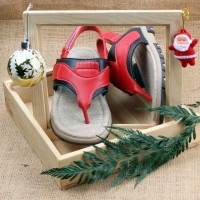 SEPATU SANDAL ANAK LAKI LAKI-DONATELLO ORIGINAL-SI12091A-HITAMMERAH
