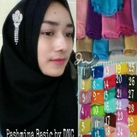 jual DNCSTK PASHMINA BASIC POLOS SCRAFT HIJAU TOSKA MUDA JILBAB