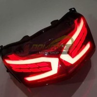 Lampu LED Sein Stoplamp Rem Belakang AES Smoke Yamaha NMAX