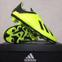 Sepatu Bola Anak Adidas X 18.4 FXG JR Solar Yellow DB2420 Original