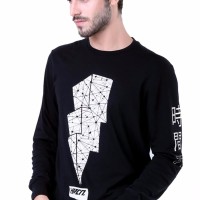 TERBARU baju gaya pria lengan panjang kaos gaul distro bandung asli k