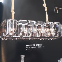 Lampu hias gantung kristal kaca minimalis SCP33252-870*330