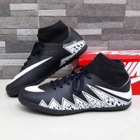Sepatu Futsal Nike Hypervenom High Hitam Putih Impor