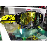 kacamata Goggle 100 % warna hitam dua lensa