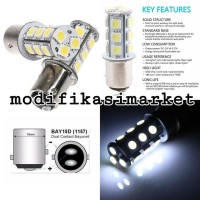 Best LAMPU REM MOTOR BAYONET 1157 2 KAKI STROBO KEDAP KEDIP HIGH