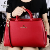 NEW Tas wanita cantik murah elegan warna hitam AIGNER Modelista