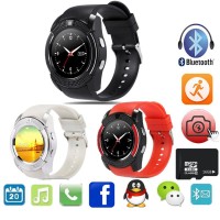Best DA008 -Smartwatch V8 Jam Tangan SmartWatch Bluetooth iPhone &