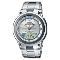 Casio Standard Jam Tangan Pria - Silver AW-82D-7AVDF