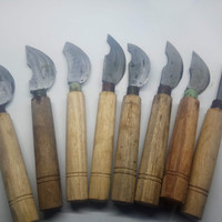 Paket pisau raut pisau sarana kerajinan bambu dan kayu