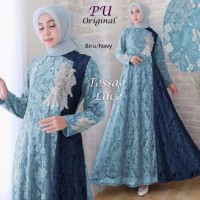 MODEL BARU PROMO TESAE BAJU MAXI DRESS MUSLIM WANITA DEWASA MURAH GAM