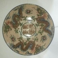 Piring Hias Cina Jumbo Jadul Khusus GoSend
