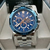 Jam Tangan Pria Guess Collection GC X11002G7S Silver Original BM