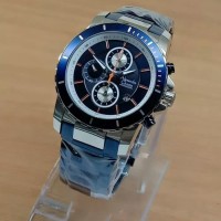 Jam Tangan Pria Alexandre Christie Ac 6141 Original Blue Silver