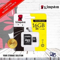 Kingston MicroSDHC UHS 1 16GB Class 10 16 GB Memory Micro SD