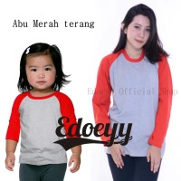 Kaos Raglan / Baju Reglan / Kaos Polos / kaos Couple / Kaos Raglan