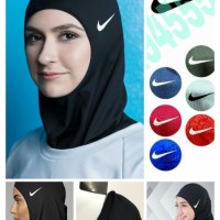 Hijab Kerudung Nike Sporty 1234