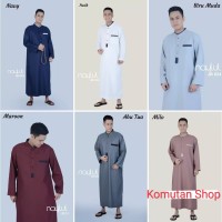 Gamis Pria Naylul JB024 / Jubah Pria Muslim / Baju Kemeja Koko Modern